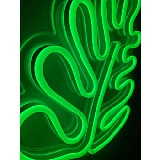Monstera Leaf Neon Sign