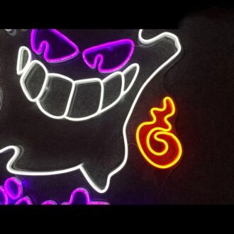Gengar Feuer Neonschild