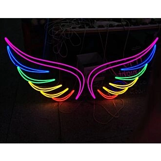 Angel Wings Colorful V1 Neon Sign