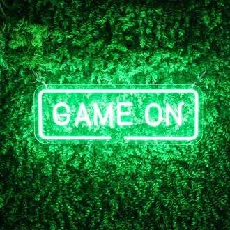 Game On Neon Sign