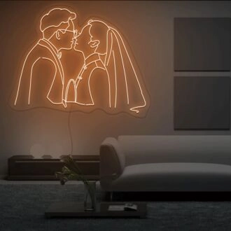 Chinesische Hochzeits-Neonzeichen