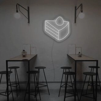 Strawberry Cake Neon Sign