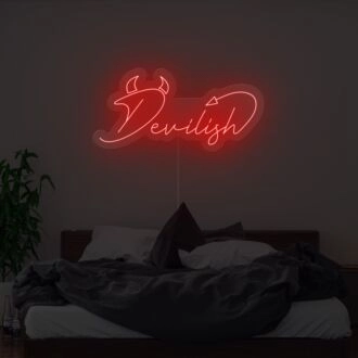 Devilish Neon Sign