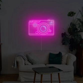 DSLR Camera Neon Sign