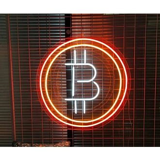 Bitcoin – LED-Neonschild