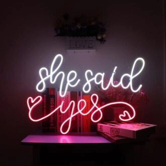 She Said Yes – Led Neon Sign