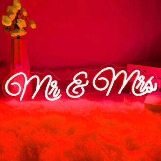 Mr&Mrs LED Neon Sign
