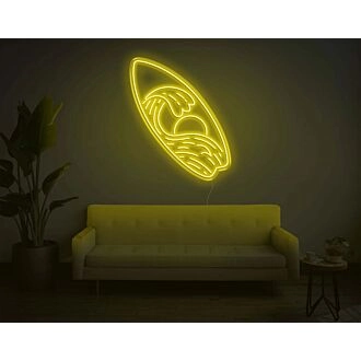 Surfboard LED Neon Sign