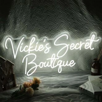 Vickied'S Secret Boutigue Neon Sign
