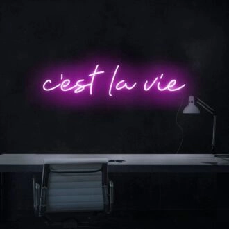 C'est La Vie' Neon Sign