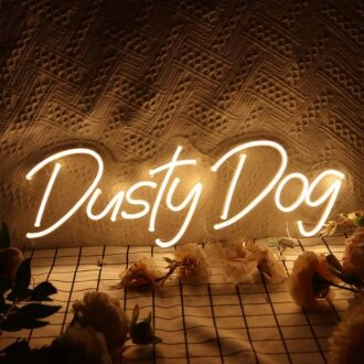Dusty Dog Neon Sign