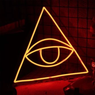 All Seeing Eye Neon Sign