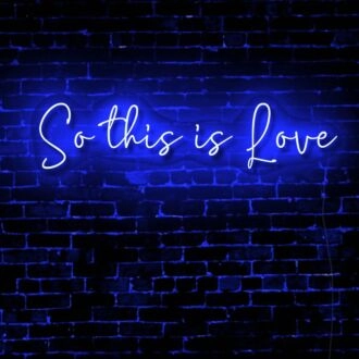 So This is Love LED Neon Sign