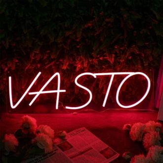 VASTO Red Neon Sign