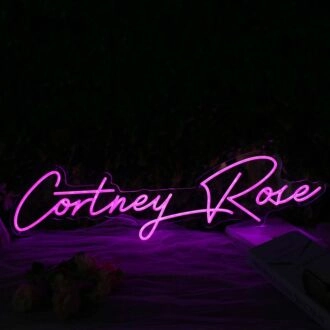 Cortney Rose Pink Neon Sign