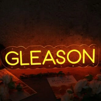 Gleason Red Neon Sign