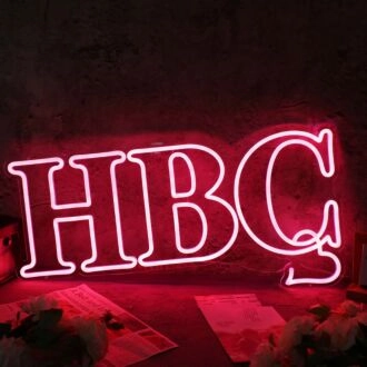HBC Red Custom Neon Sign