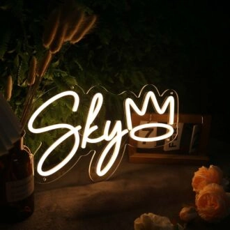Sky Yellow Neon Sign