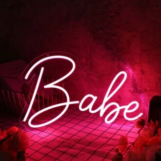 Babe Red Custom Neon Sign