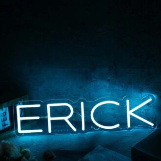 Erick Blue Name Neon Sign