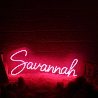 Savannah Red Neon Sign