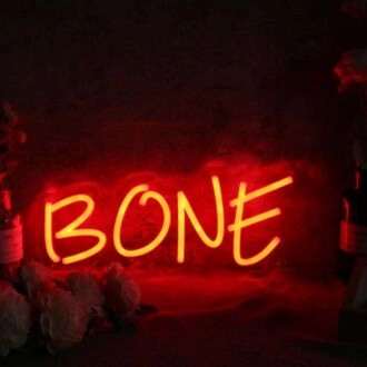 Bone Red Custom Neon Sign