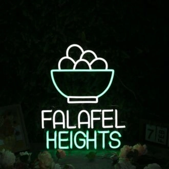Falafel Heights Custom Neon Sign