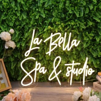 La Bella Spa And Studio Neon Sign