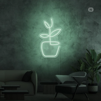 Flowerpot Neon Sign