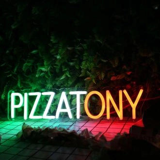 Pizza Tony Custom Neon Sign