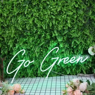 Go Green Custom Neon Sign