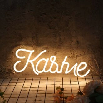 Karlee Yellow Neon Sign
