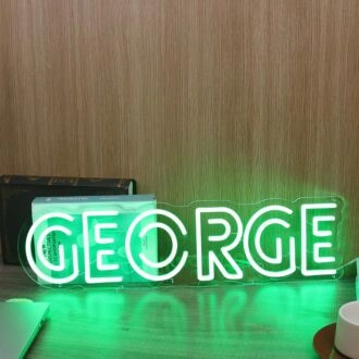 George Green Custom Neon Sign