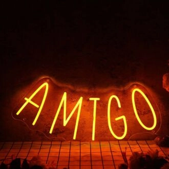 Amigo Orange Neon Sign