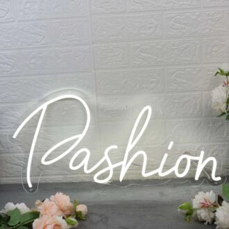Pashion White LED Neon Sign