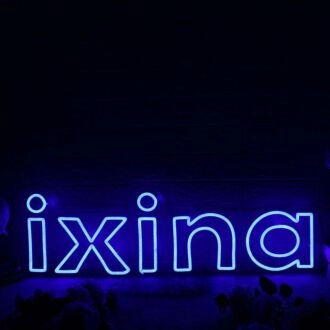 Ixina Blue Neon Sign
