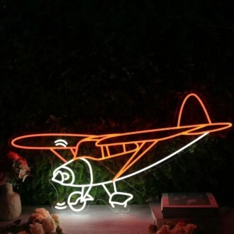 The Vintage Plane Custom Neon Sign