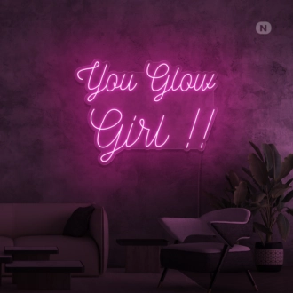 You Glow Girl Neon Sign