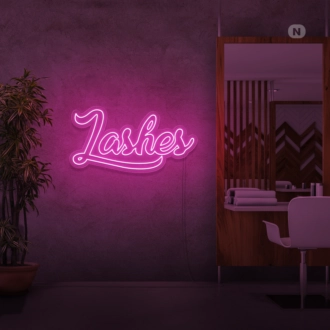 Eyelash Neon Sign