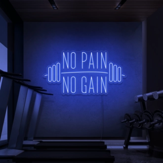 No Pain No Gain Neon Sign From 30inch