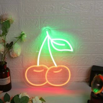 Cherries Custom Neon Sign