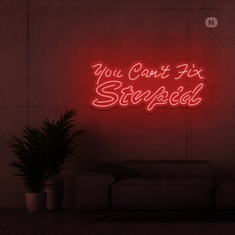 You can't fix stupid Neon Signs