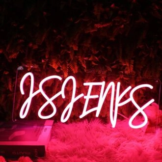 Asaenks Red Neon Sign