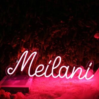 Meilani Red Neon Sign