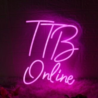 TTB Online Pink Neon Sign