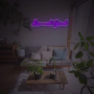 Rise Ane Grid LED Neon Sign