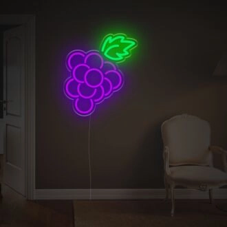 Grape For Kitchen LED Neon Sign