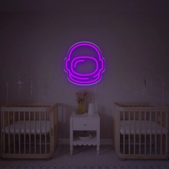 Astronaut Head LED Neon Sign