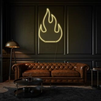 Campfire LED Neon Sign