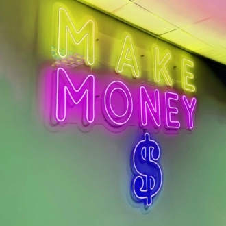 Make Money Dollar Neon Sign: Shine Bright with Prosperity